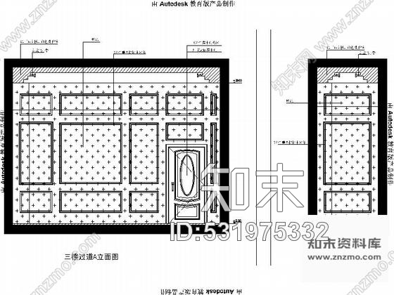 施工图广东原生态豪宅三层别墅装修CAD施工图含效果cad施工图下载【ID:531975332】