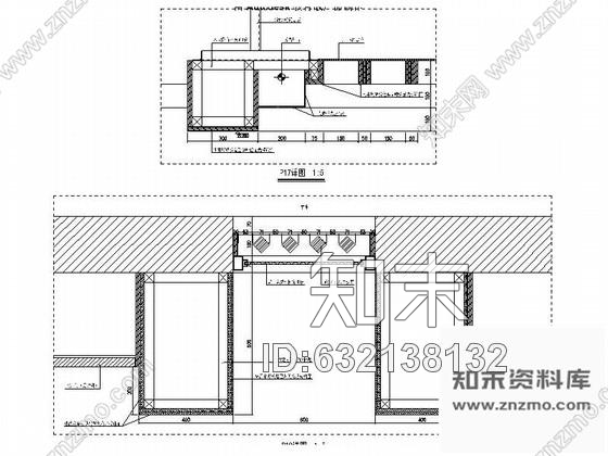 施工图浙江佛门胜地藏经楼室内装修图含效果cad施工图下载【ID:632138132】