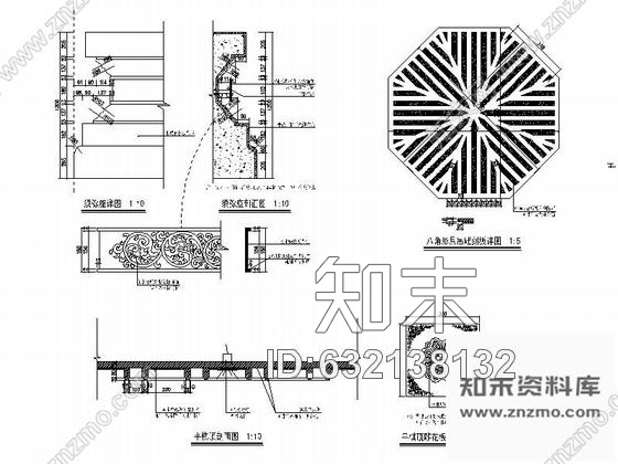 施工图浙江佛门胜地藏经楼室内装修图含效果cad施工图下载【ID:632138132】