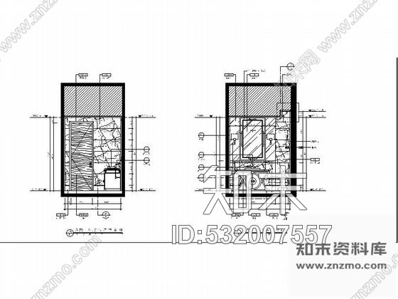 施工图重庆某酒店四层中餐厅A3包房施工图施工图下载【ID:532007557】