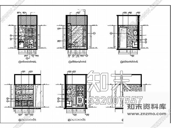 施工图重庆某酒店四层中餐厅A3包房施工图施工图下载【ID:532007557】