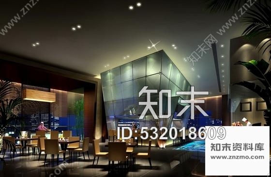 施工图海南三亚某酒店俱乐部自助餐厅施工图含效果cad施工图下载【ID:532018609】