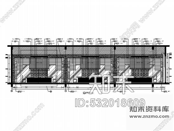 施工图海南三亚某酒店俱乐部自助餐厅施工图含效果cad施工图下载【ID:532018609】