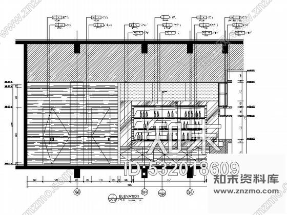 施工图海南三亚某酒店俱乐部自助餐厅施工图含效果cad施工图下载【ID:532018609】