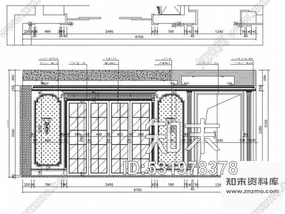 施工图江苏精品风景区高贵典雅欧美风格混搭联体别墅装修室内设计施工图含效果cad施工图下载【ID:531978378】