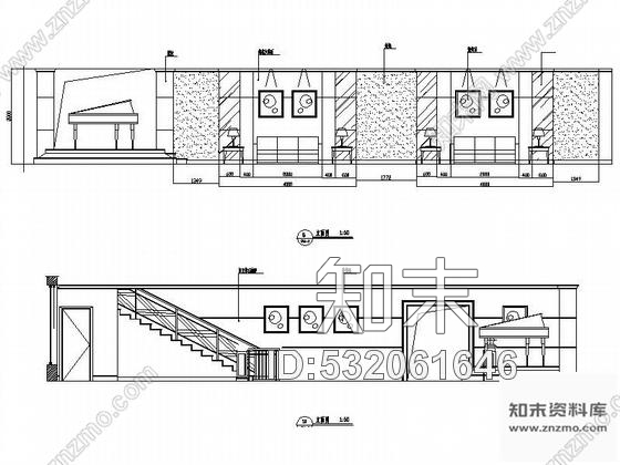 施工图张家港某宾馆大堂装修图cad施工图下载【ID:532061646】