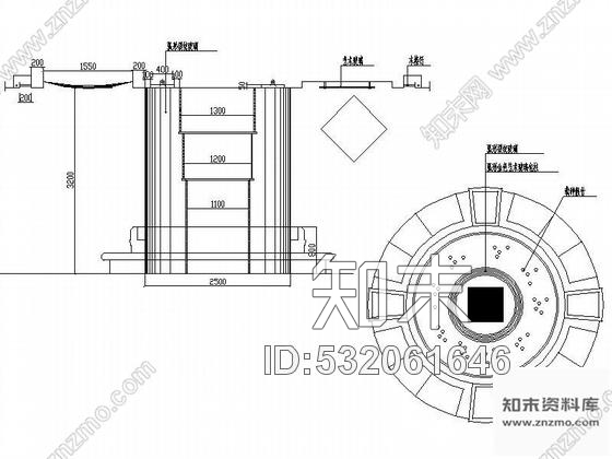 施工图张家港某宾馆大堂装修图cad施工图下载【ID:532061646】