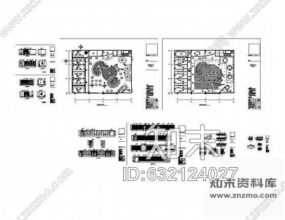 施工图深圳豪华舞厅K吧装修图cad施工图下载【ID:632124027】