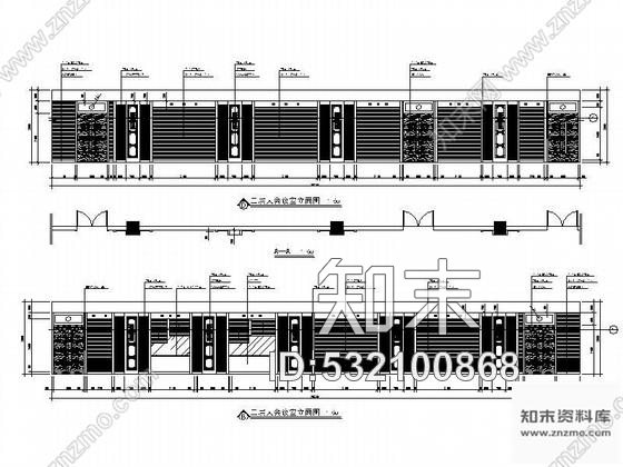 施工图七层机关办公楼装修图cad施工图下载【ID:532100868】