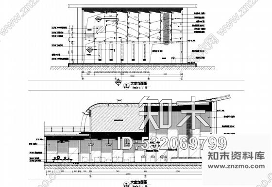 施工图海南高档度假中心时尚现代售楼处装修施工图含效果、实景及手绘图cad施工图下载【ID:532069799】