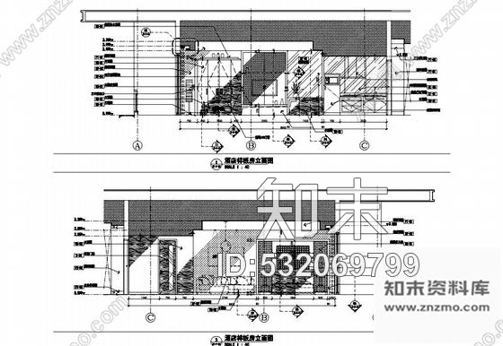 施工图海南高档度假中心时尚现代售楼处装修施工图含效果、实景及手绘图cad施工图下载【ID:532069799】