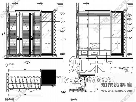 施工图河北某大酒店G型客房装修图cad施工图下载【ID:532050675】