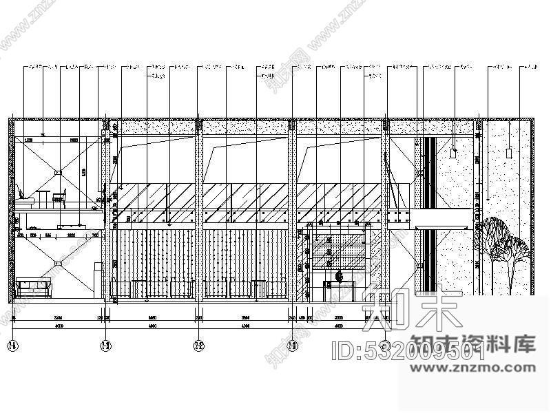 施工图某西式咖啡厅装修图cad施工图下载【ID:532009501】