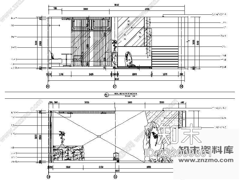 施工图某西式咖啡厅装修图cad施工图下载【ID:532009501】