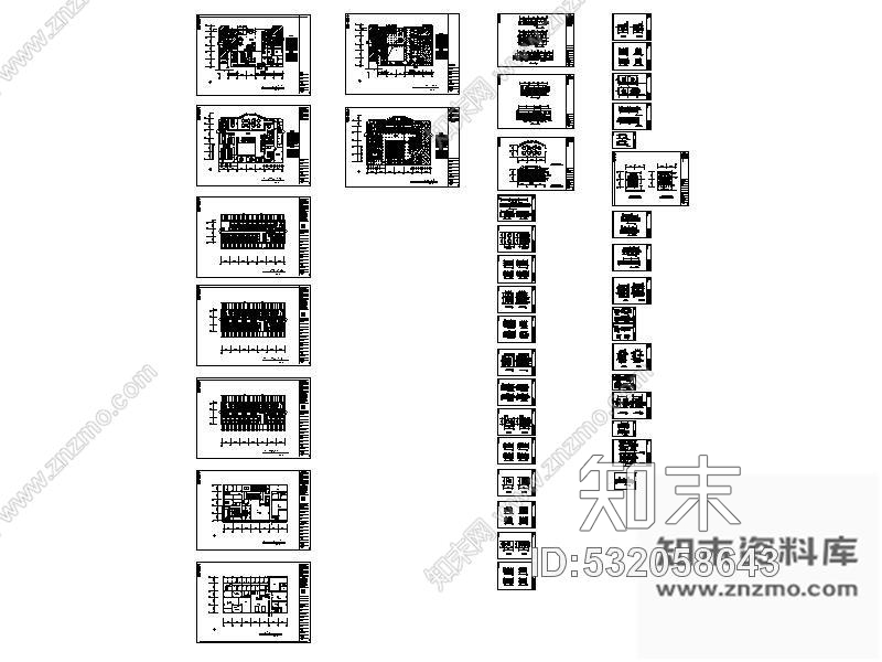 施工图北京某大酒店装修图(含效果)cad施工图下载【ID:532058643】