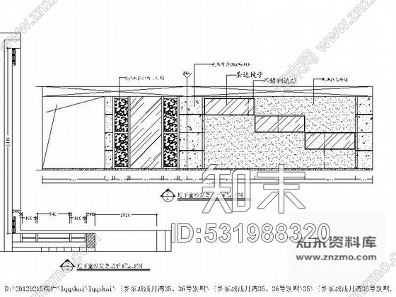 施工图现代精致三层别墅室内装修图含效果cad施工图下载【ID:531988320】