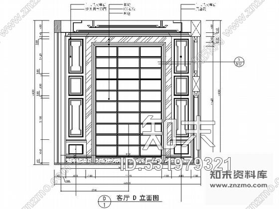 施工图广东原创精品豪宅中欧混搭七居室样板间装修施工图含效果cad施工图下载【ID:531979321】