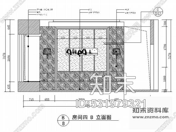 施工图广东原创精品豪宅中欧混搭七居室样板间装修施工图含效果cad施工图下载【ID:531979321】