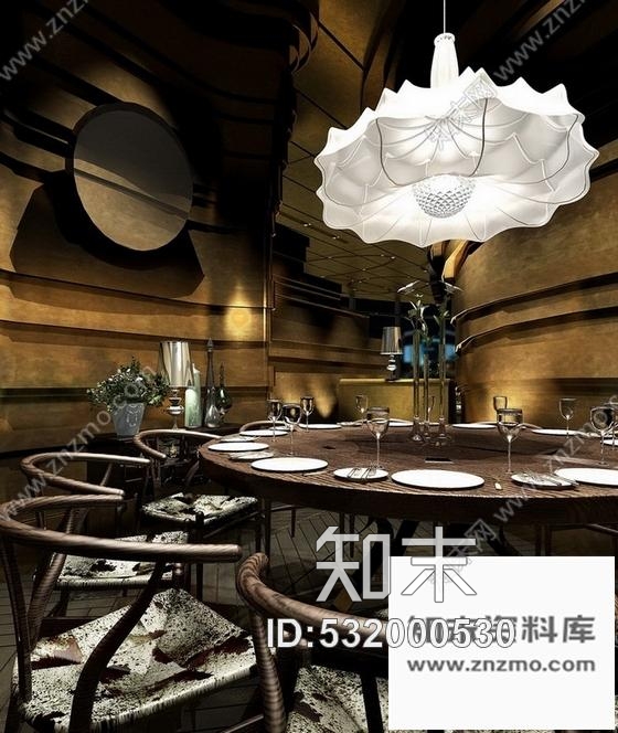 施工图杭州风格迥异现代主题餐厅装修图含效果实景cad施工图下载【ID:532000530】