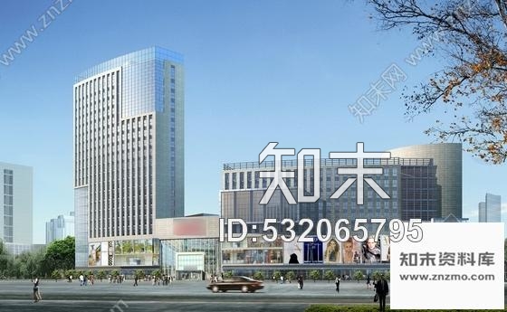 施工图昆山繁华商业区现代百货商场室内CAD装修图含效果cad施工图下载【ID:532065795】