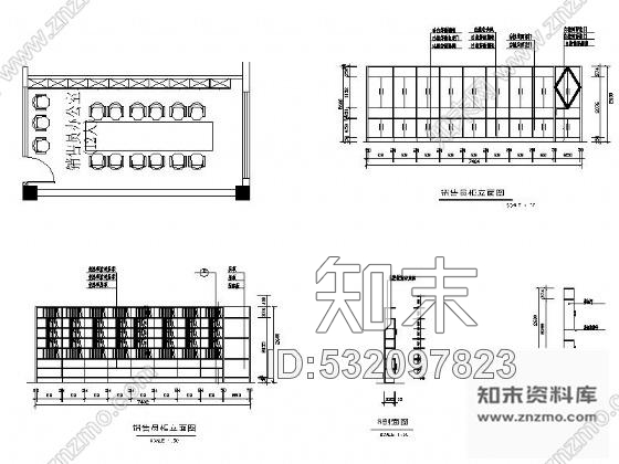 施工图江西某制药公司精装行政办公楼装修图施工图下载【ID:532097823】