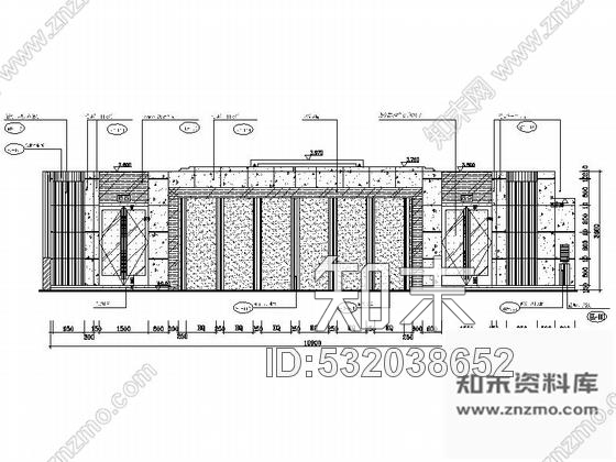 施工图成都五星级豪华酒店中餐大厅及走廊装修施工图施工图下载【ID:532038652】