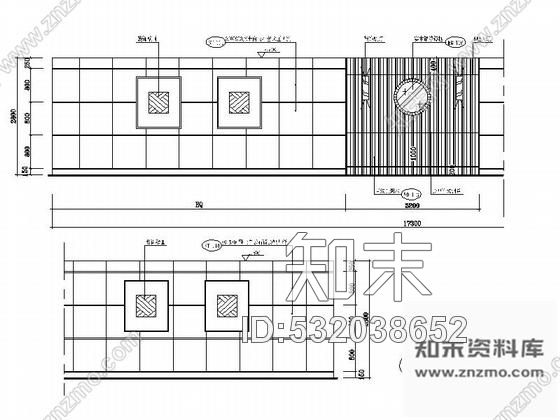 施工图成都五星级豪华酒店中餐大厅及走廊装修施工图施工图下载【ID:532038652】