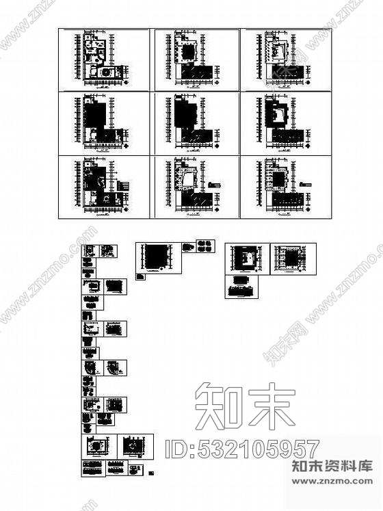 施工图某城市规划展览馆室内装饰施工图cad施工图下载【ID:532105957】