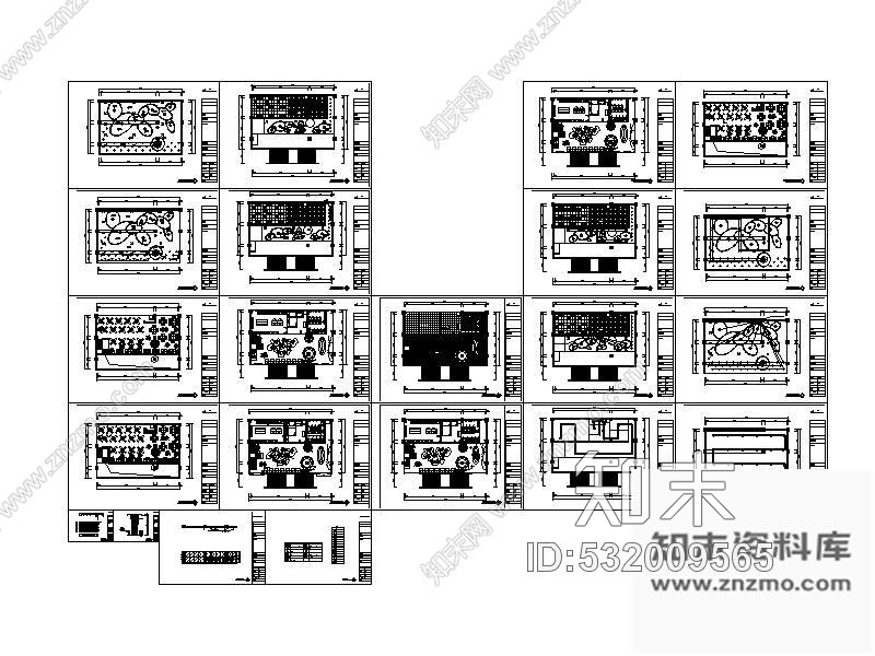 施工图超现代餐厅装修图(含效果)cad施工图下载【ID:532009565】