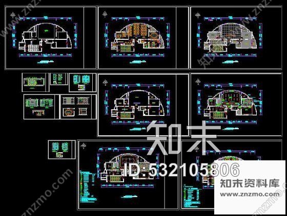 施工图某办公室装修图cad施工图下载【ID:532105806】