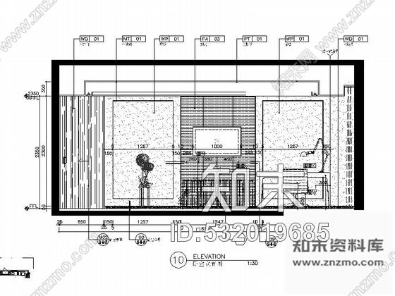 施工图绵阳5星温馨3居室客房室内设计CAD施工图(含效果图)施工图下载【ID:532019685】