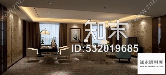 施工图绵阳5星温馨3居室客房室内设计CAD施工图(含效果图)施工图下载【ID:532019685】