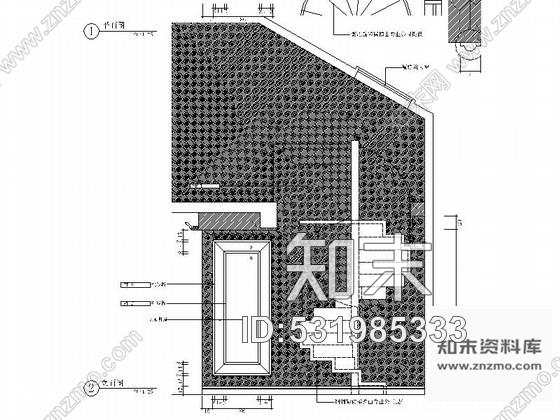 施工图江苏高档叠层双层别墅室内设计CAD施工图cad施工图下载【ID:531985333】