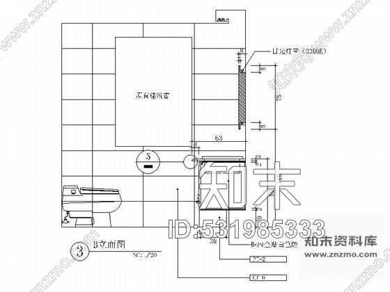 施工图江苏高档叠层双层别墅室内设计CAD施工图cad施工图下载【ID:531985333】