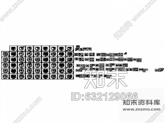 施工图时尚现代KTV室内装修图cad施工图下载【ID:632129066】