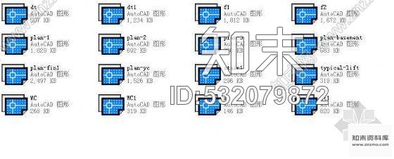 施工图某大厦装修图cad施工图下载【ID:532079872】