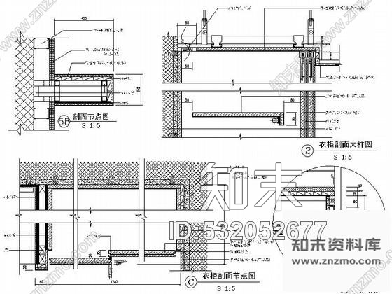 施工图某总统套房夫人房室内装修施工图cad施工图下载【ID:532052677】