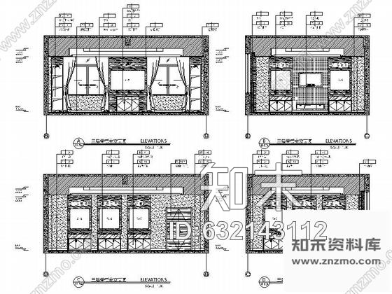 施工图湖南看守所营房室内装修设计施工图cad施工图下载【ID:632143112】