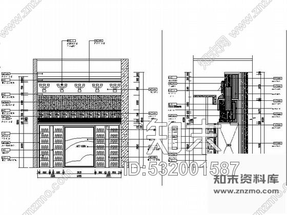 施工图江苏某商业街餐饮会所室内装修施工图含效果cad施工图下载【ID:532001587】