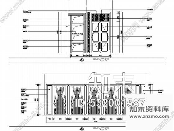 施工图江苏某商业街餐饮会所室内装修施工图含效果cad施工图下载【ID:532001587】