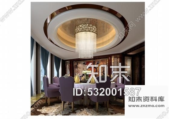 施工图江苏某商业街餐饮会所室内装修施工图含效果cad施工图下载【ID:532001587】