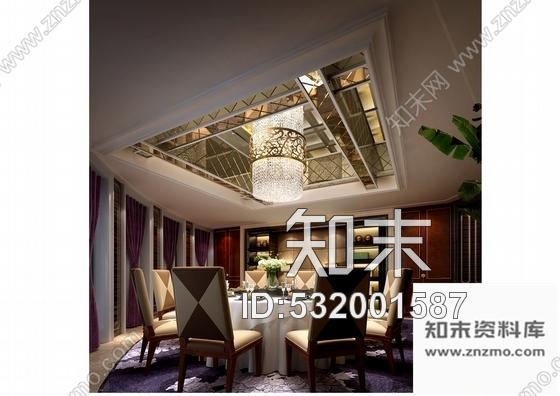 施工图江苏某商业街餐饮会所室内装修施工图含效果cad施工图下载【ID:532001587】