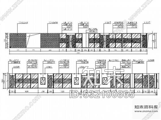 施工图温州某办公空间装修图cad施工图下载【ID:532100865】