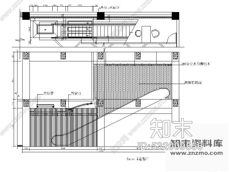 施工图南京1088㎡主题餐厅设计图cad施工图下载【ID:532009556】