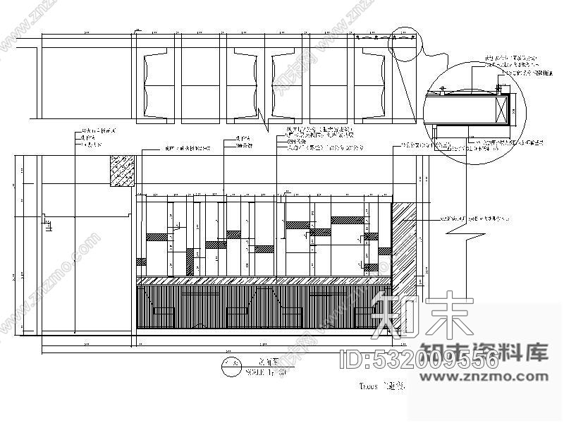 施工图南京1088㎡主题餐厅设计图cad施工图下载【ID:532009556】