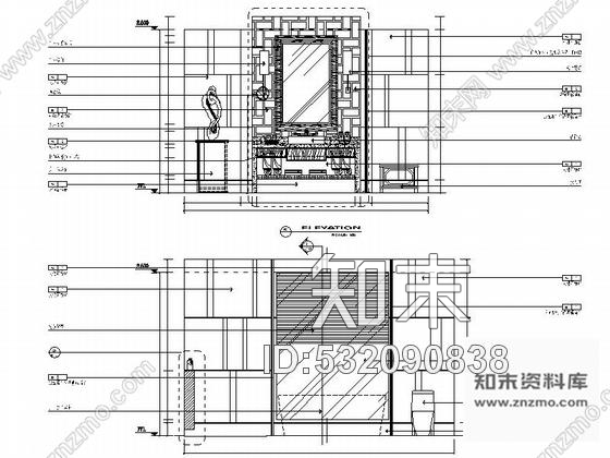 施工图辽宁现代化工业园办公楼标准客房单人床装修施工图cad施工图下载【ID:532090838】