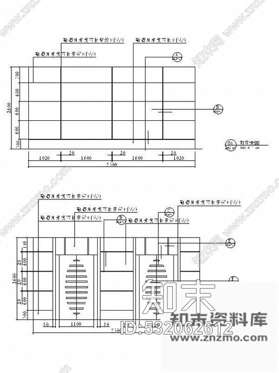 施工图宾馆电梯厅装修设计图含效果图cad施工图下载【ID:532062612】