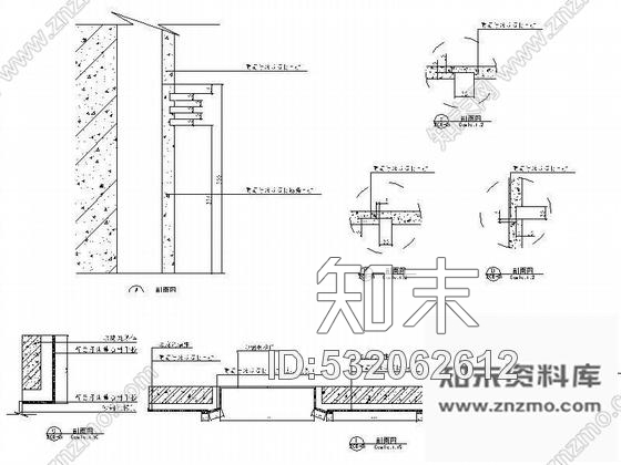 施工图宾馆电梯厅装修设计图含效果图cad施工图下载【ID:532062612】
