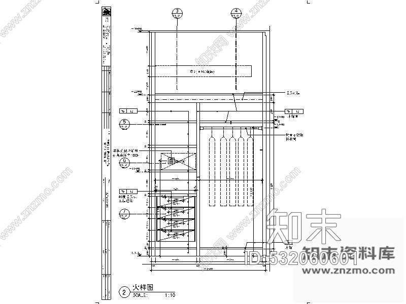 施工图酒店套房装修图cad施工图下载【ID:532060601】