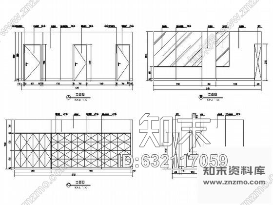 施工图桑拿技师房室内装修设计图cad施工图下载【ID:632117059】